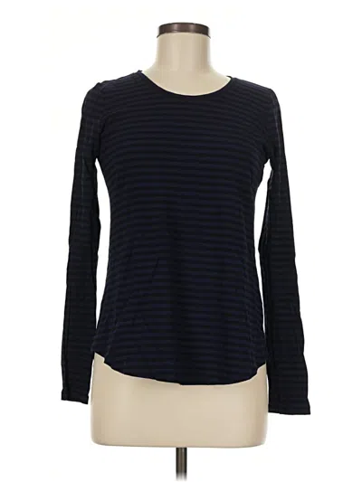 Pre-owned Theory Long Sleeve T-shirt In Blue
