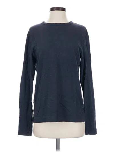 Pre-owned Theory Long Sleeve T-shirt In Blue
