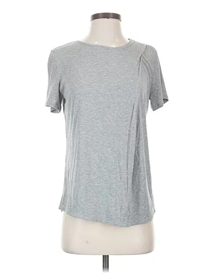 Pre-owned Theory Long Sleeve T-shirt In Gray
