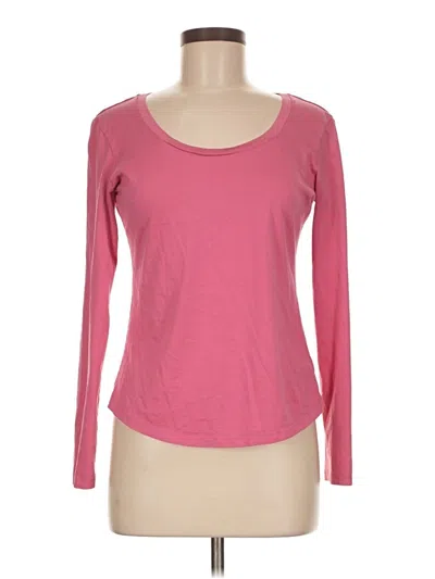 Pre-owned Theory Long Sleeve T-shirt In Pink