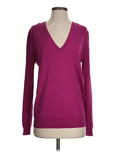 Pre-owned Theory Long Sleeve T-shirt In Purple