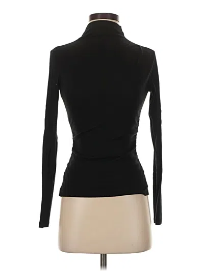 Pre-owned Theory Long Sleeve Turtleneck In Black