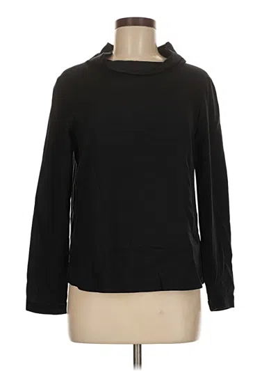 Pre-owned Theory Long Sleeve Turtleneck In Black