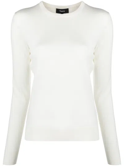 THEORY LONG-SLEEVE WOOL JUMPER