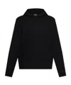 Theory Jersey Hoodie In Black