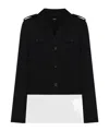 Theory Jacke Aus Gabardine Aus Einer Wollmischung In Schwarz