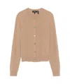 Theory Cashmere Cardigan In Nude