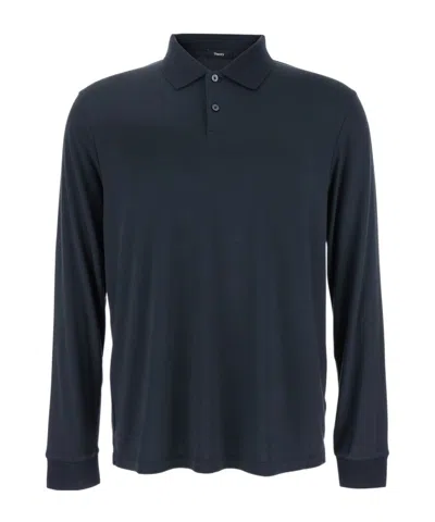 THEORY THEORY GORIS LONG-SLEEVED POLO SHIRT