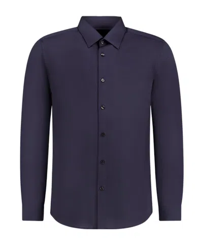 Theory Long-sleeved Shirt In Black