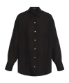 Theory Button-down Shirt In Black