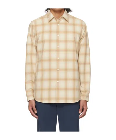Theory Long-sleeved Shirt In Nude