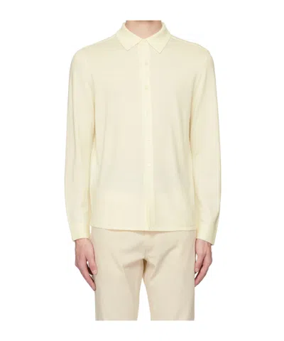 Theory Off-white Lorean Shirt In Ivory