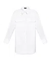 Theory Long-sleeved Shirt In White