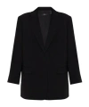 Theory Long-sleeved Suit Coat In Black
