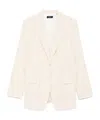 Theory Single-breasted Blazer In White