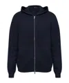 Theory Brody Jacket In Precision Ponte Baltic In Black