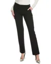 Theory Wool-felt Straight-leg Pants In Blue