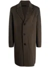 THEORY LUXURIOUS CASHMERE WOOL OLIVE OUTERWEAR FOR MEN