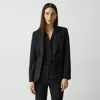 Theory Lynnia Blazer In Good Wool In Black