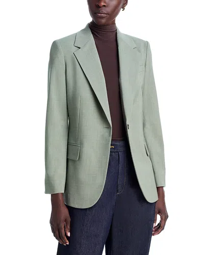 Theory Lynnia Blazer In Good Wool In Green