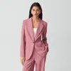 Theory Lynnia Blazer In Good Wool In Purple