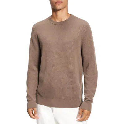 Theory Maden Crew T.novo Me In Dark Taupe
