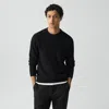 Theory Maden Crewneck Sweater In Merino Wool In Black
