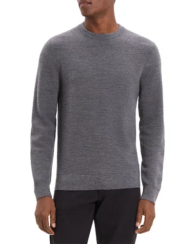 THEORY MADEN TEXTURED CREWNECK SWEATER