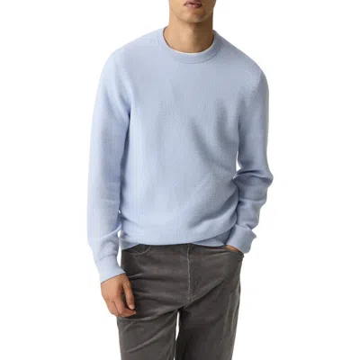 Theory Maden T.novo Crewneck Wool Sweater In Blue
