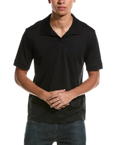 Theory Malden Polo Shirt In Black