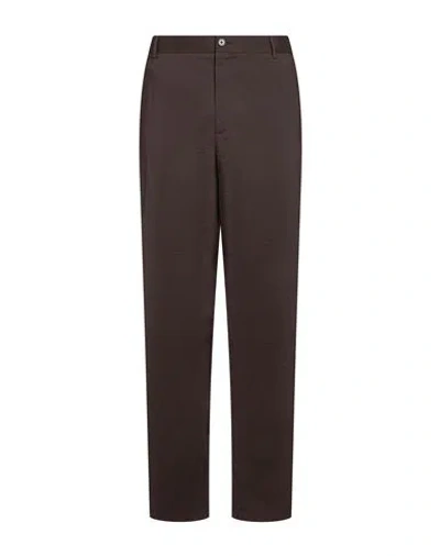 Theory Man Pants Brown Size 28 Linen, Viscose, Elastane