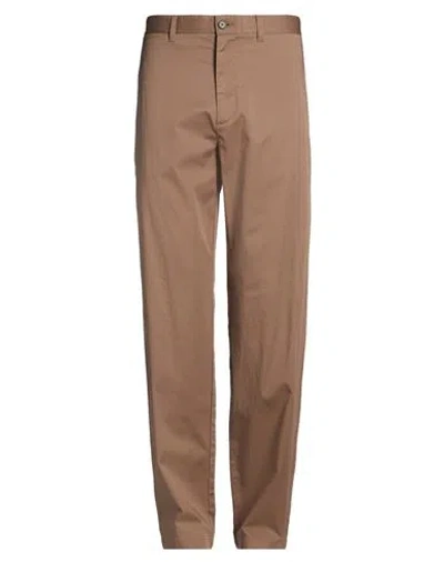 Theory Man Pants Brown Size 34 Cotton, Tencel, Elastane