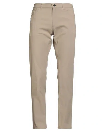 Theory Man Pants Khaki Size 32 Cotton, Nylon, Lycra In Sand