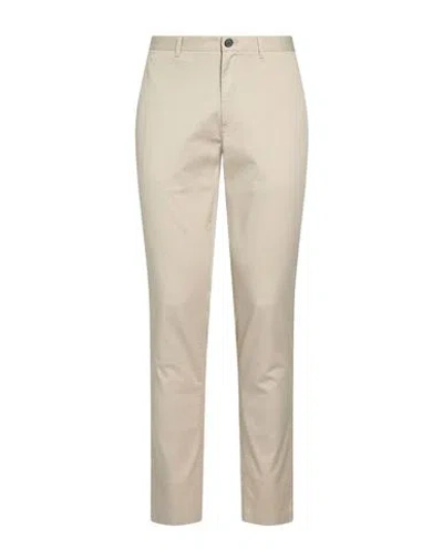Theory Man Pants Taupe Size 29 Cotton, Elastane In Grey