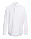 Theory Man Shirt Light Pink Size Xl Cotton, Polyester In White