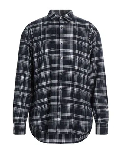Theory Man Shirt Midnight Blue Size Xl Cotton