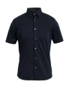 Theory Man Shirt Midnight Blue Size S Cotton, Polyester