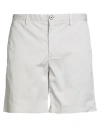 Theory Man Shorts & Bermuda Shorts Light Grey Size 34 Cotton, Elastane In Gray