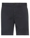 Theory Man Shorts & Bermuda Shorts Midnight Blue Size 33 Cotton, Elastane
