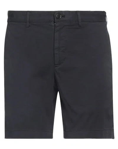 Theory Man Shorts & Bermuda Shorts Midnight Blue Size 33 Cotton, Elastane