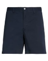 Theory Man Shorts & Bermuda Shorts Midnight Blue Size 34 Cotton In Blue