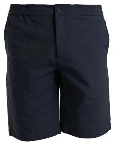 THEORY THEORY MAN SHORTS & BERMUDA SHORTS MIDNIGHT BLUE SIZE 34 POLYAMIDE