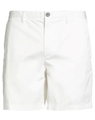 Theory Man Shorts & Bermuda Shorts Off White Size 34 Cotton, Elastane