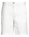 Theory Man Shorts & Bermuda Shorts White Size 33 Cotton, Elastane In White