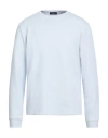 Theory Man Sweatshirt Sky Blue Size M Cotton, Polyester, Elastane