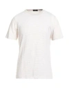 Theory Man T-shirt Beige Size L Cotton In Neutral