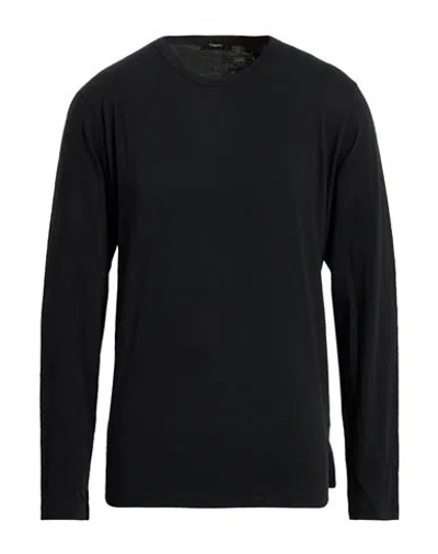 Theory Man T-shirt Black Size L Cotton
