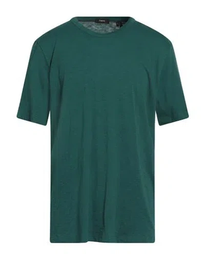Theory Man T-shirt Emerald Green Size Xl Cotton