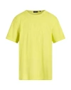 Theory Man T-shirt Lime Green Size S Cotton