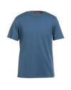 Theory Man T-shirt Navy Size M Cotton In Blue